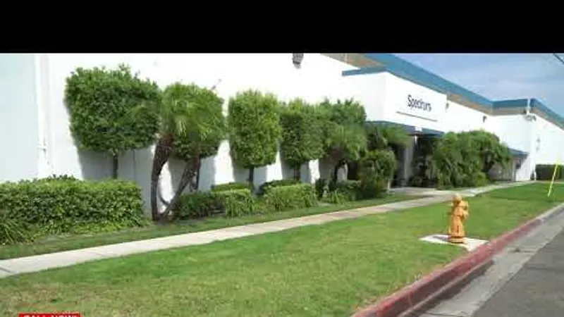 Play video: Turf and hedges at a building entrance