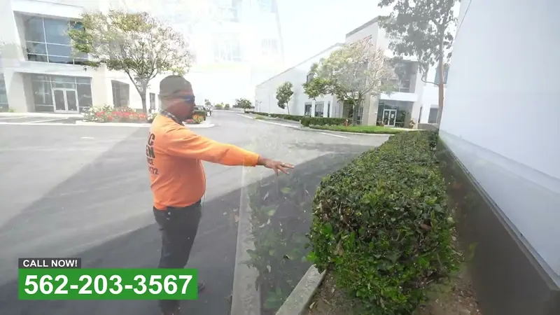 Play video: Commercial grounds care on a Norwalk property